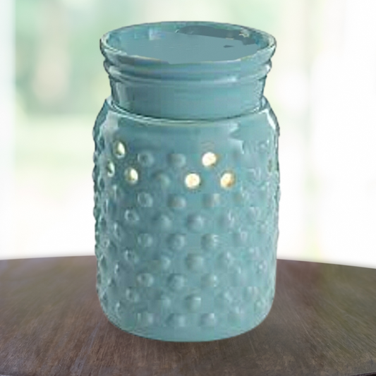 Tiffany Blue Hobnail Wax Warmer